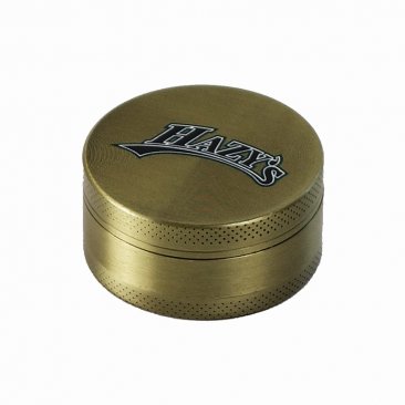 Hazys Pocket Grinder, 48 mm, 3-teiliger Metall-Grinder mit Spachtel, 1 Grinder = 1 VE